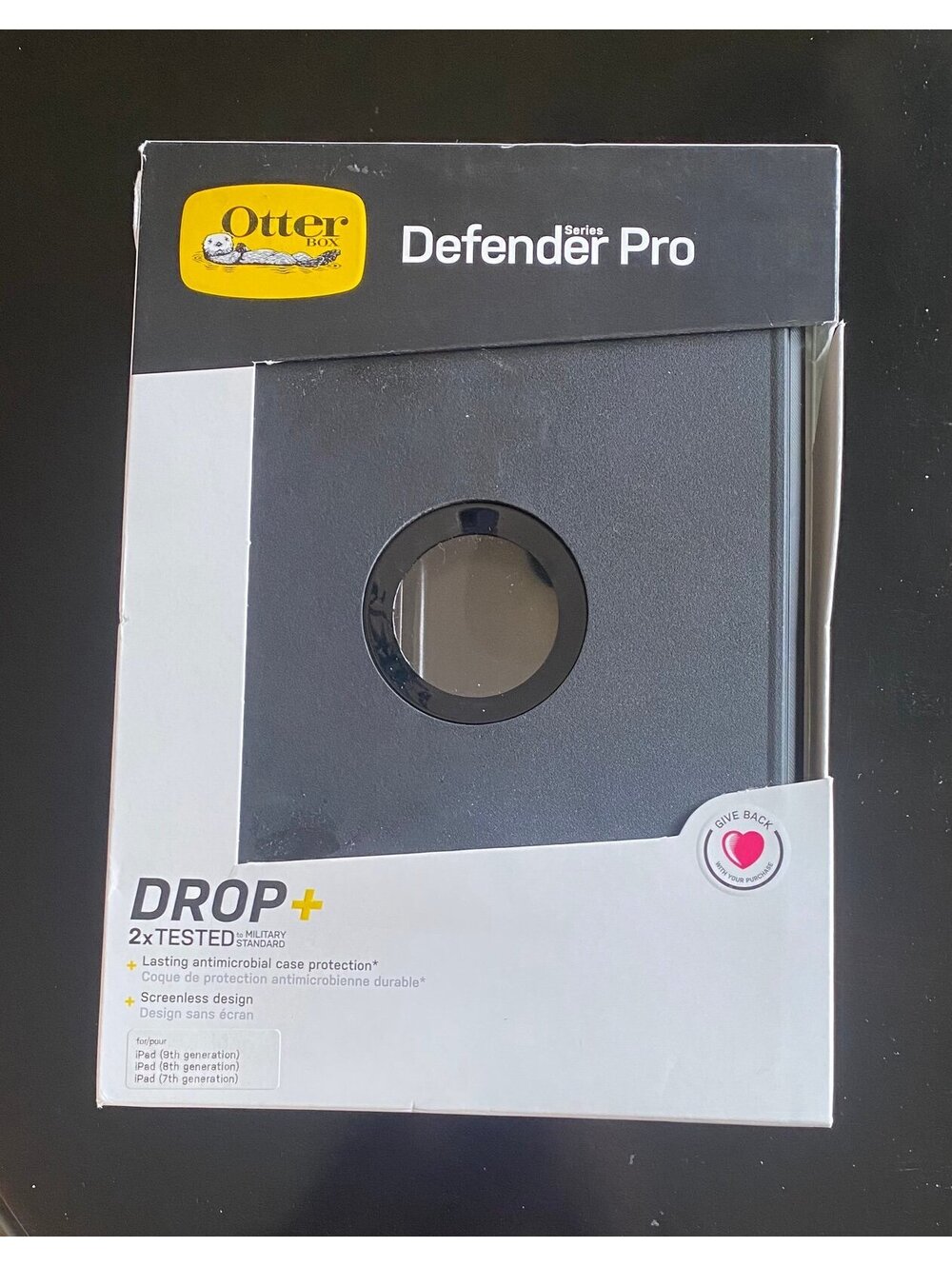 OtterBox Defender Series Pro Case for iPad 7th/8th/9th Gen  10.2” Display Black